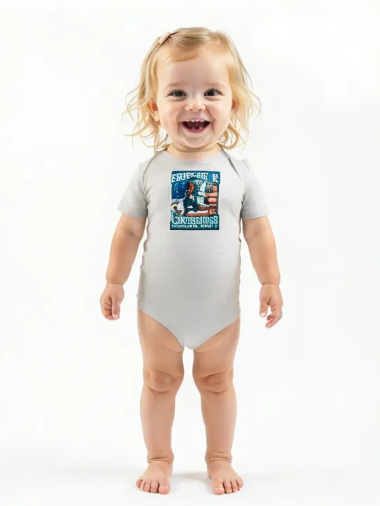Patriotic Embroidered Baby Onesie product image (2)