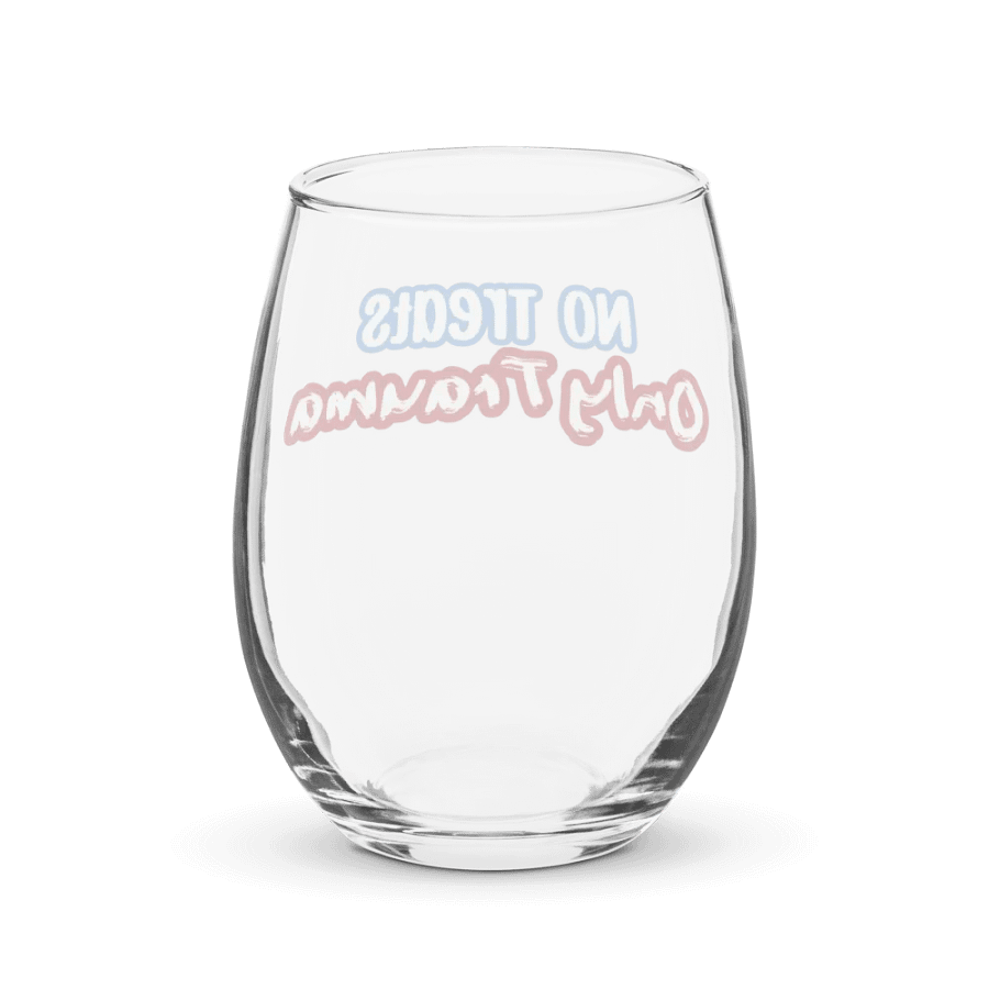 No Treats Wine Glass product image (2)