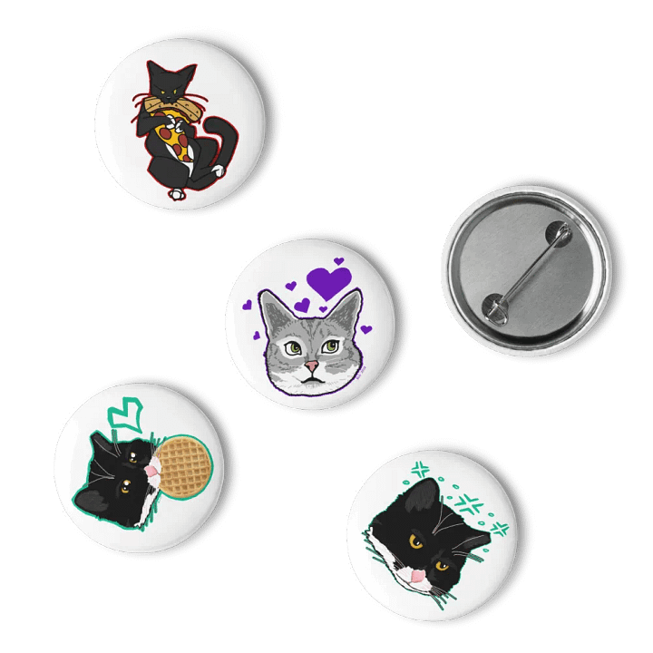 Wacky Kitties Buttons product image (2)
