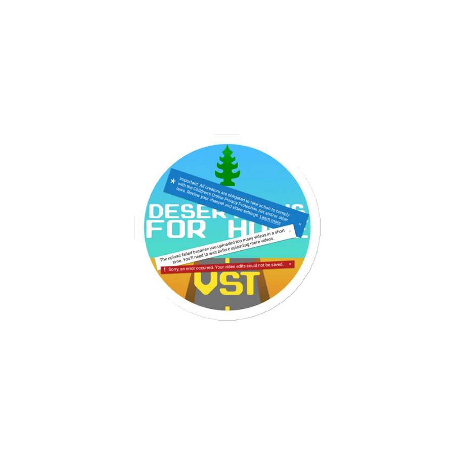 VST Inside Joke Magnet - YouTube Errors product image (1)