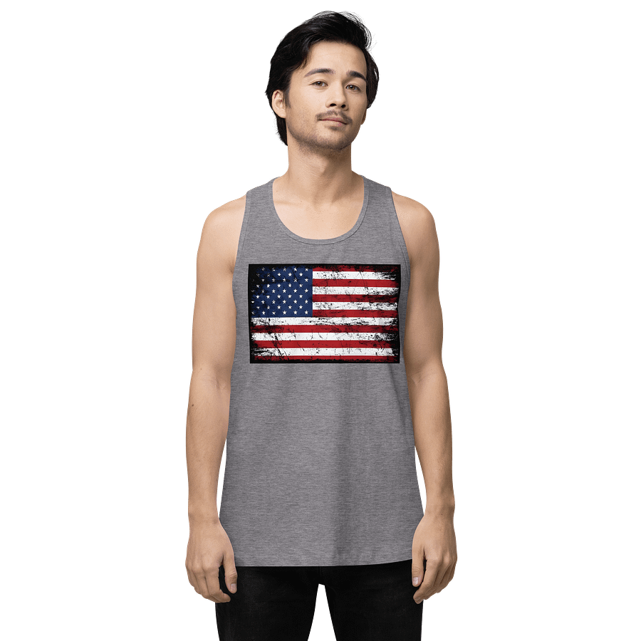Men's Premium Tank Top USA Flag product image (1)