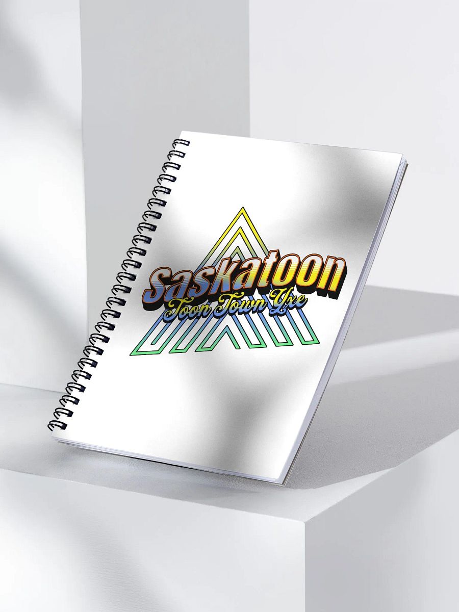 Saskatoon Toon Town Yxe Spiral Notebook product image (3)