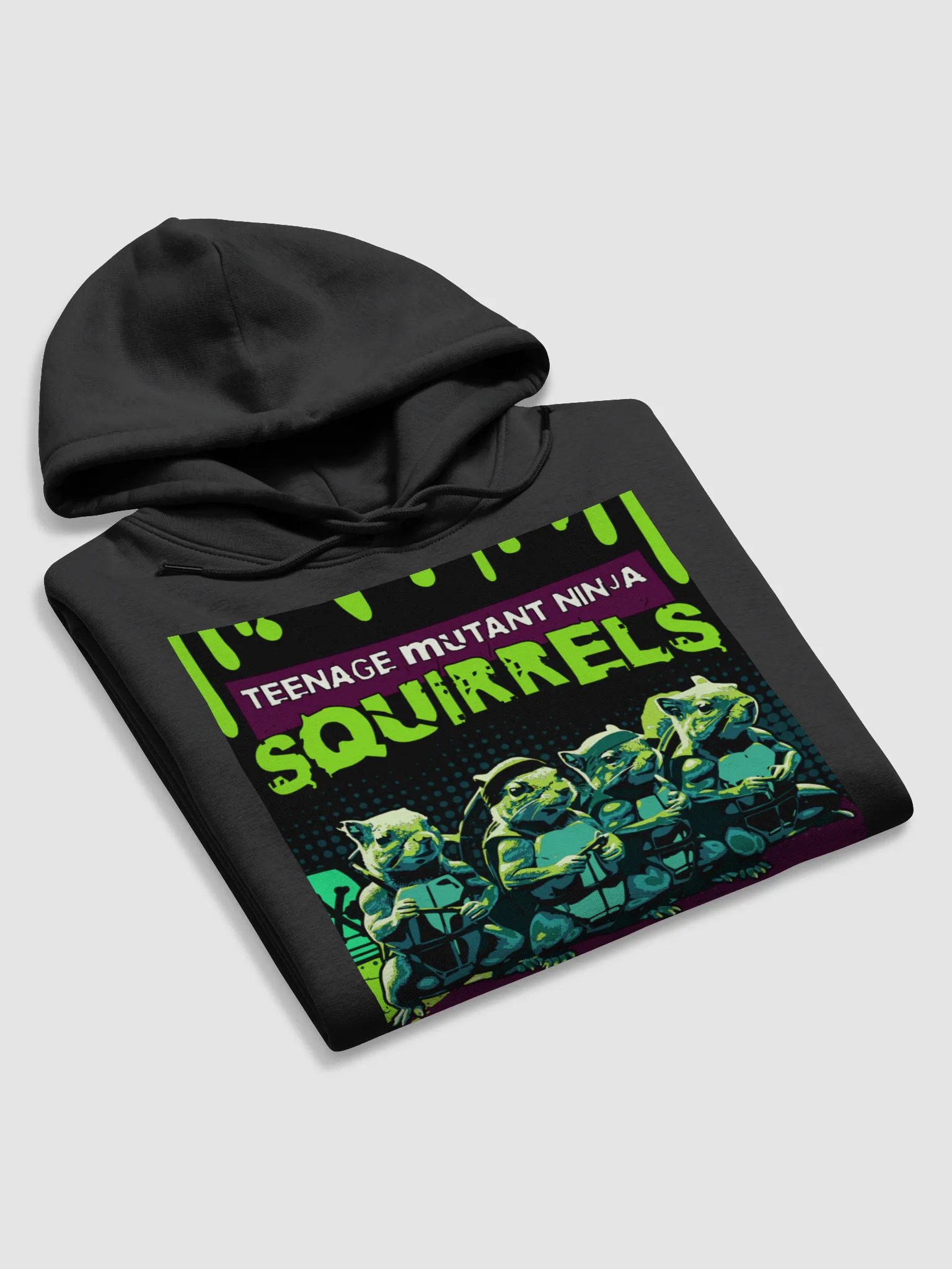 Ninja Squirrel Squad Eco Hoodie ULTRA PREMIUM product image (5)