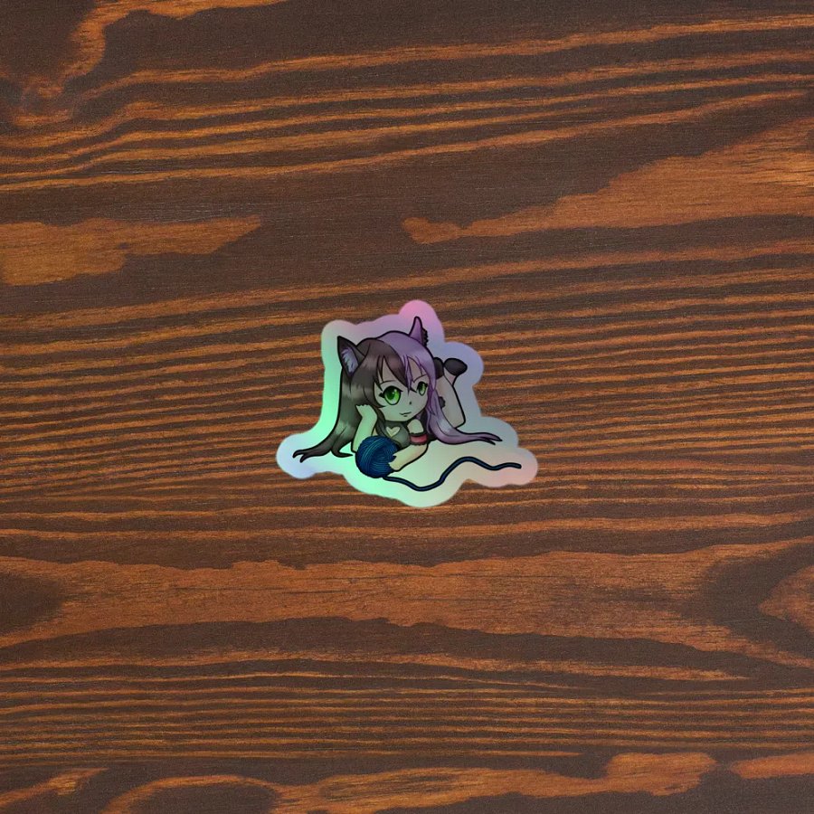 Holographic VioletNeko Sticker product image (5)