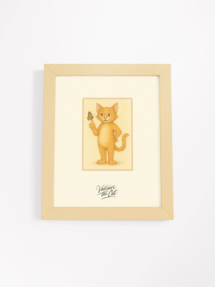 Vaikauri the Cat Framed Artprint product image (2)