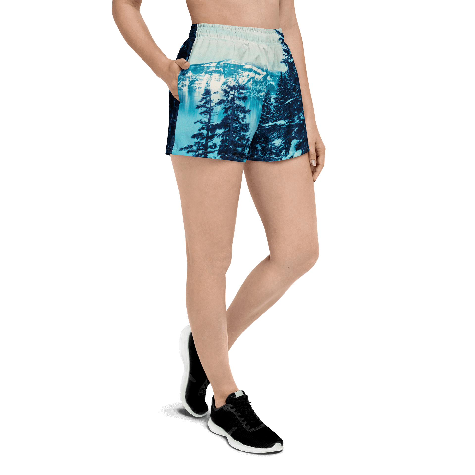 Crater Lake Lomopurple Athletic Shorts product image (3)