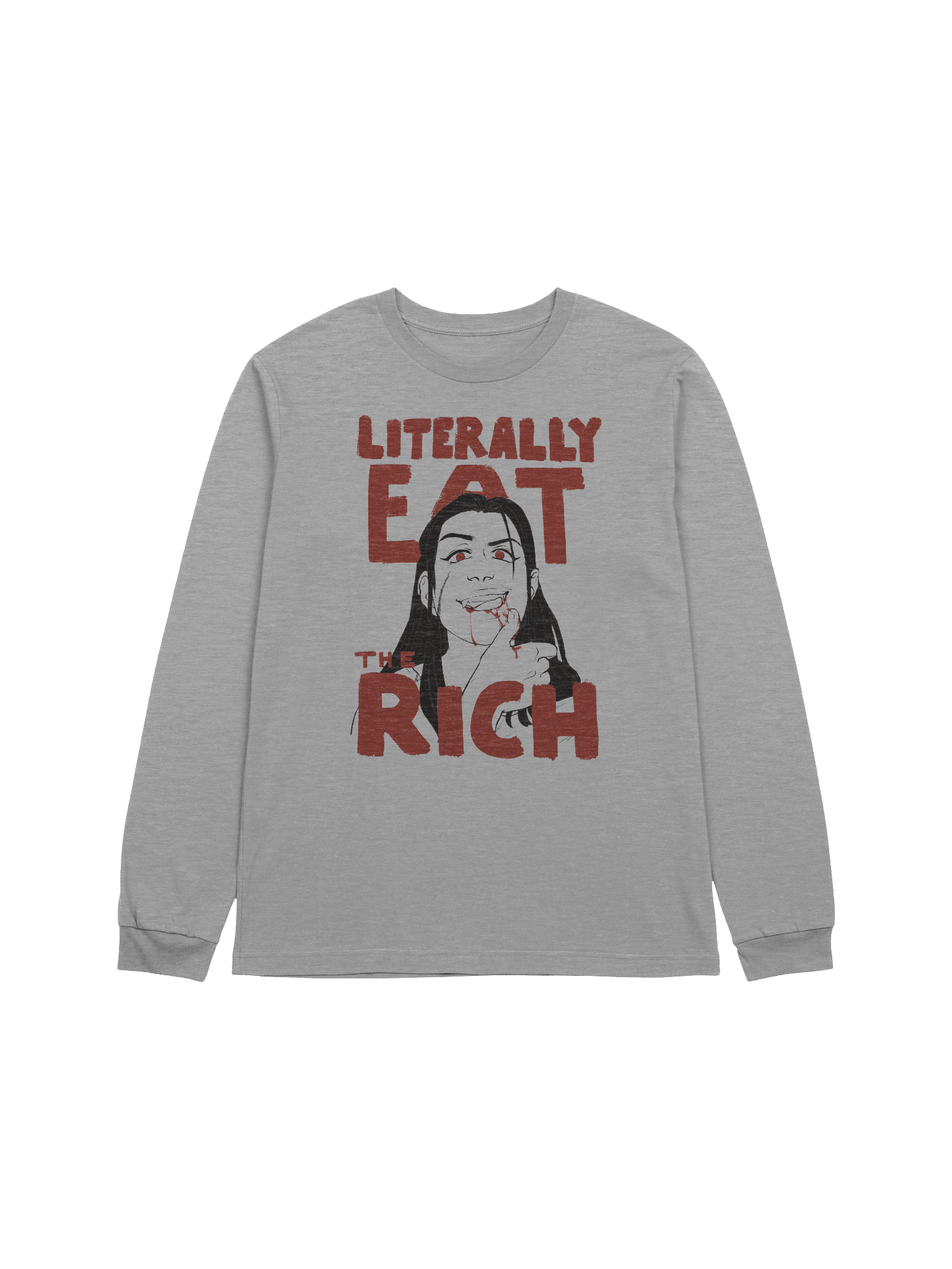 Literally Eat The Rich Long Sleeve Tee product image (1)