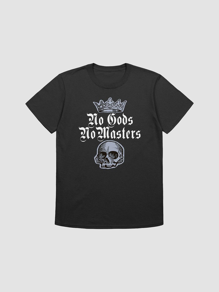 No Gods No Masters dark Skull T-Shirt product image (2)