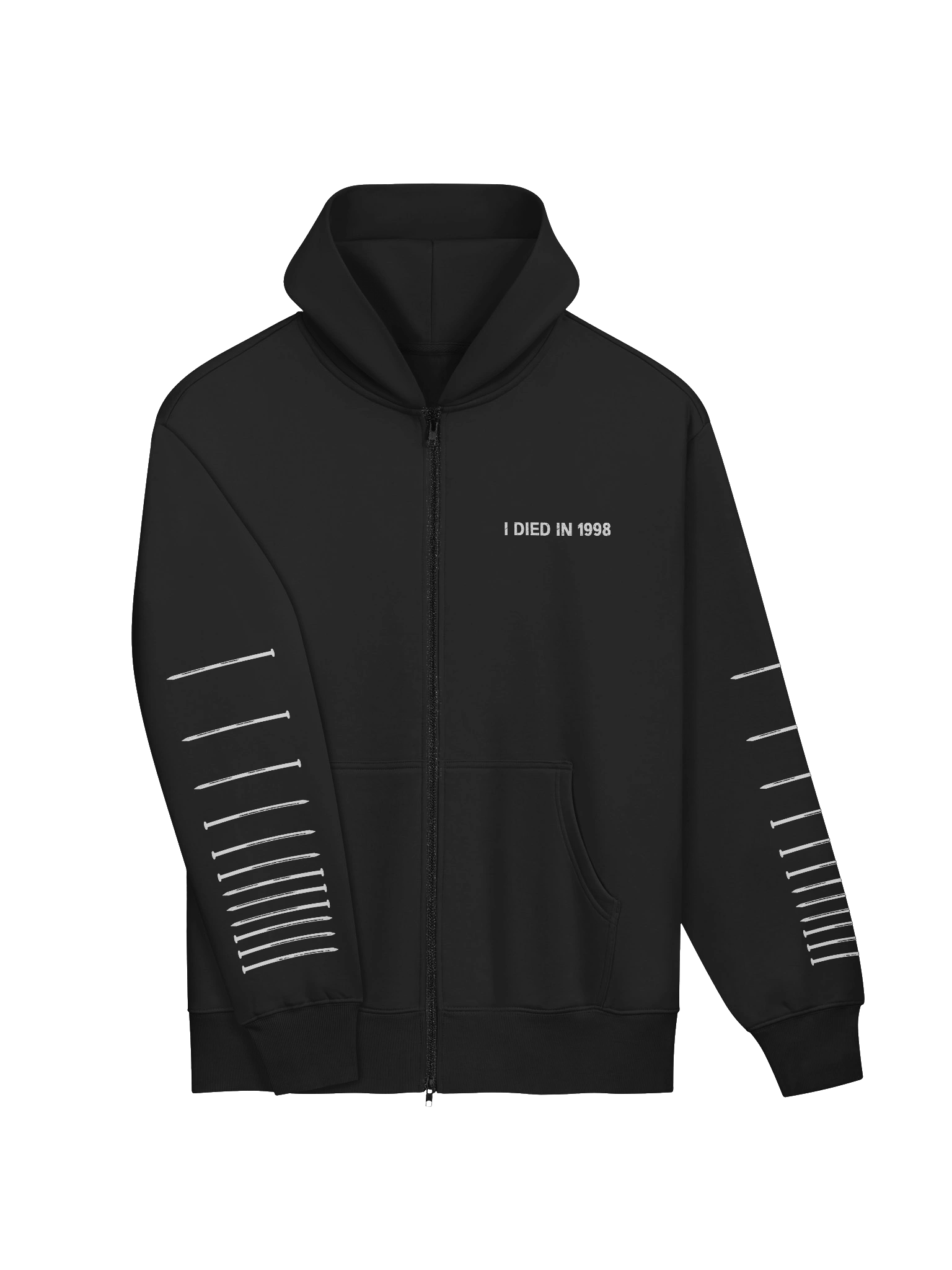 1998 - Oversized Zip Up Hoodie - Jon Silent product image (3)