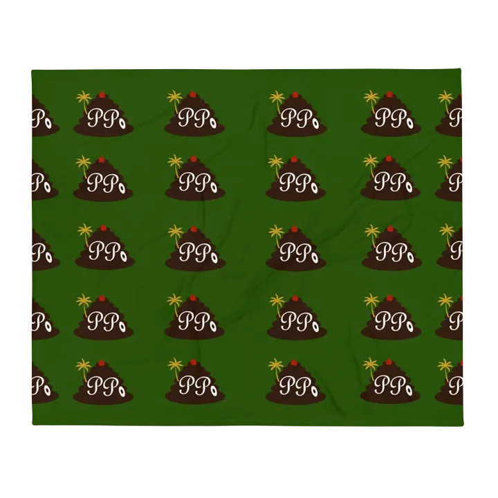 Poop Pees Classic Logo Blanket product image (1)