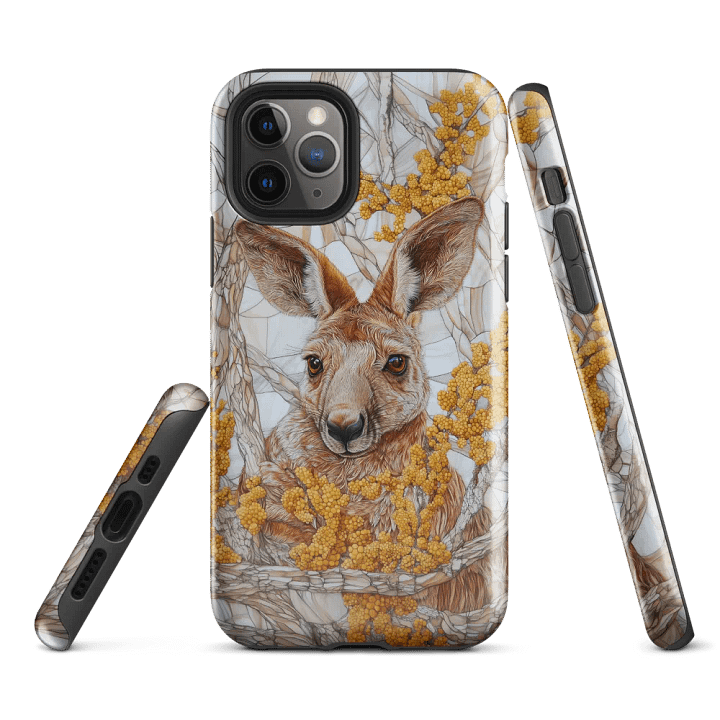 Kangaroo Golden Wattle - Tough Phone Case product image (1)
