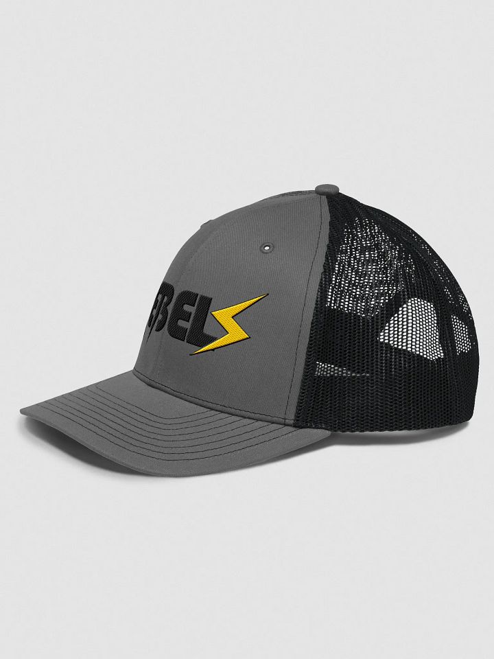 Trucker Hat | Gray / with black and yellow product image (2)