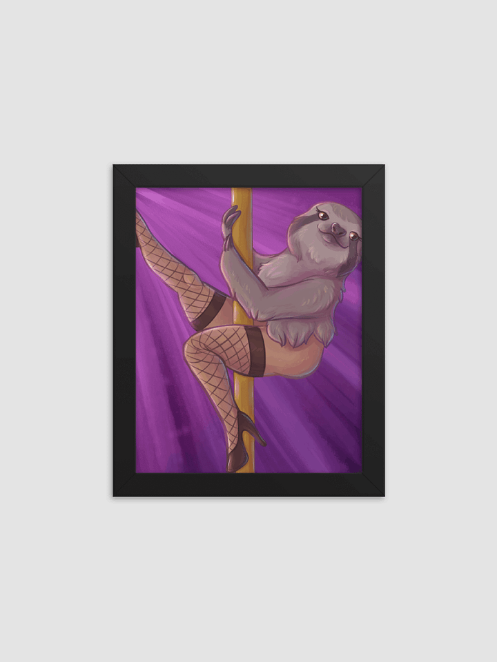 Lusty Sloth framed Print product image (1)