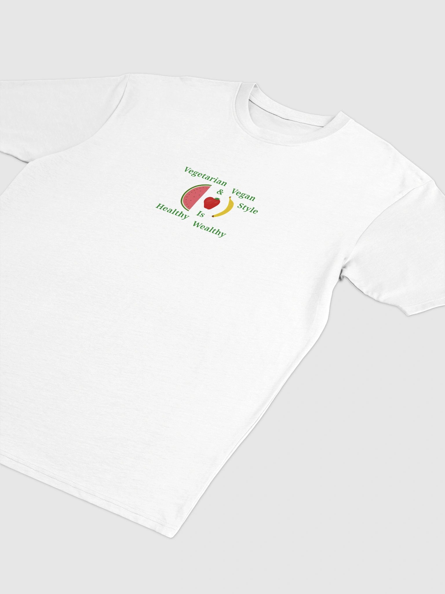 Vegetarian & Vegan Style Is Healthy Wealthy Tee product image (5)