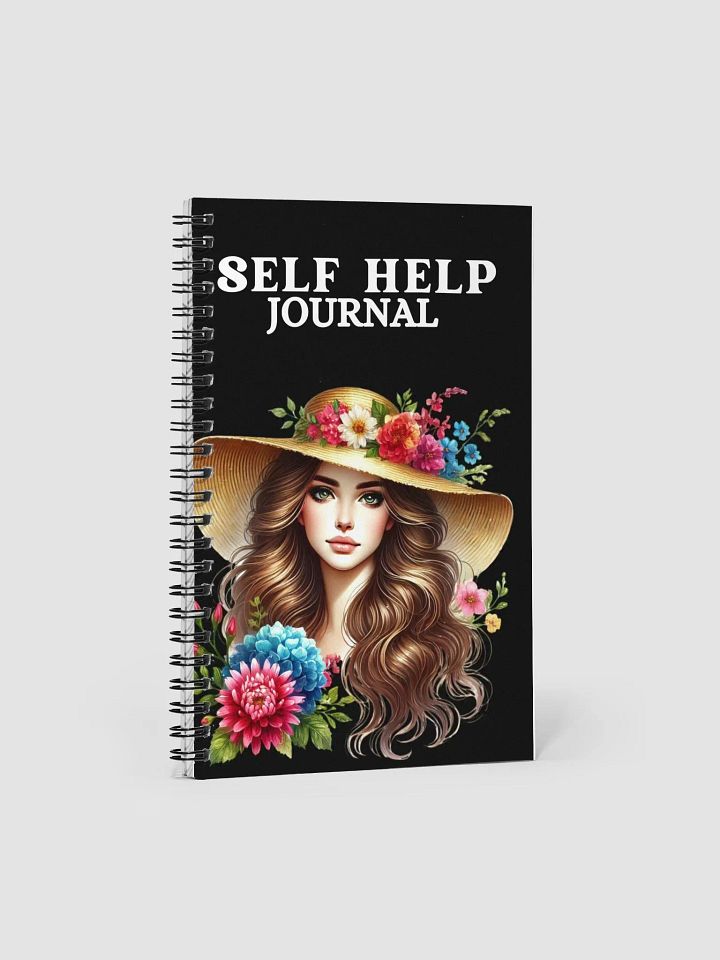 Floral Self-Help Spiral Notebook product image (1)