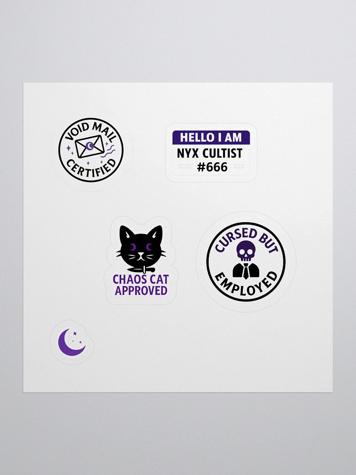 Magical Mischief Kiss Cut Stickers Set product image (1)