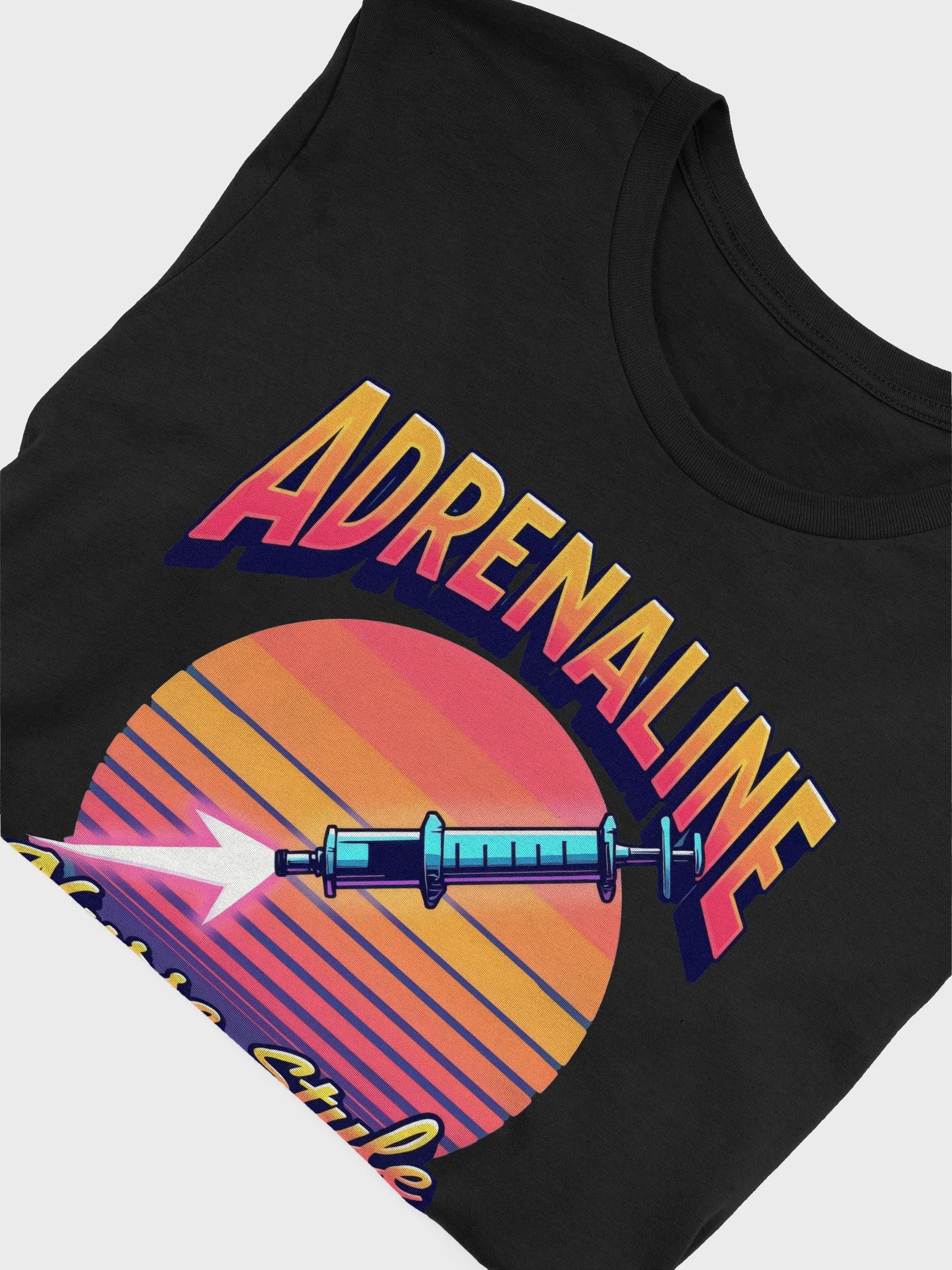 Adrenaline Nurse Style Retro T-Shirt product image (50)