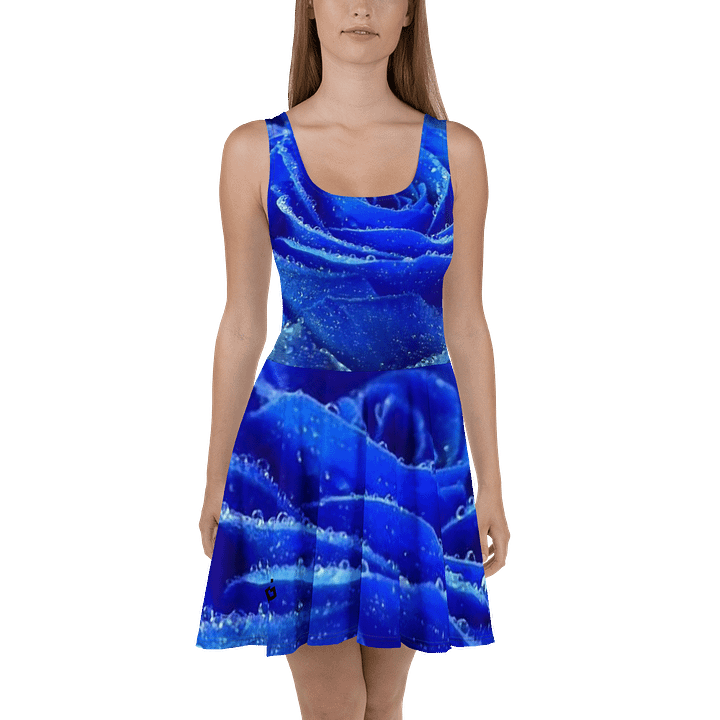 Dewy Blue Rose 'Your Love' Skater Dress product image (2)