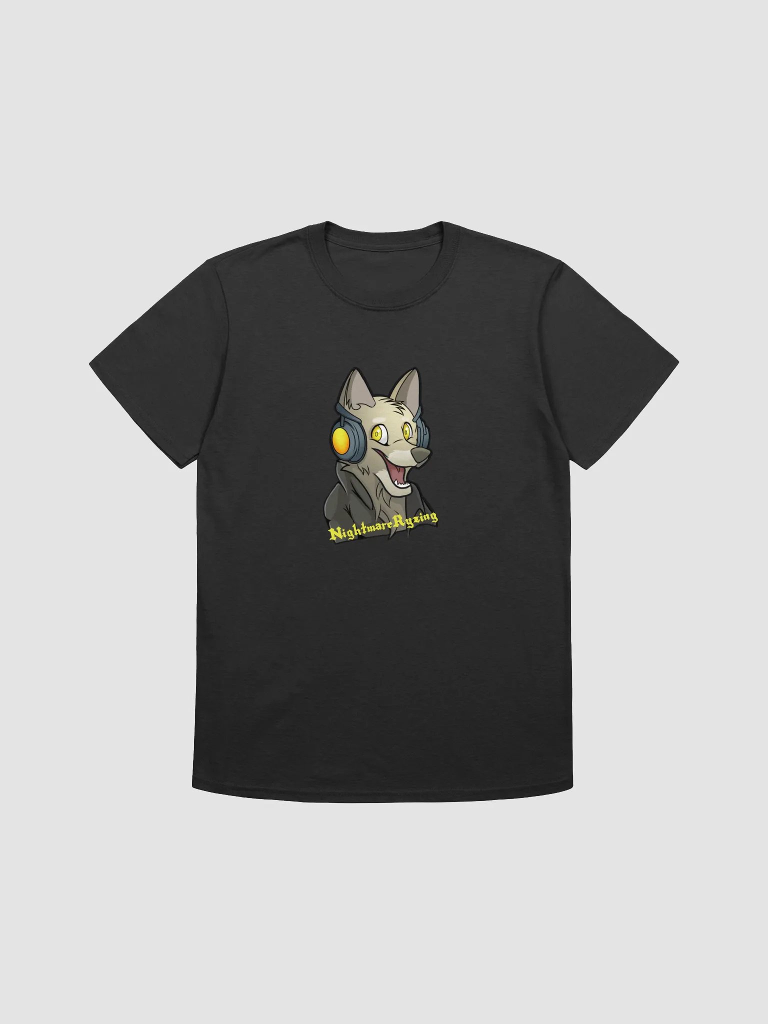 Joyful Wolf Music Lover T-Shirt product image (1)