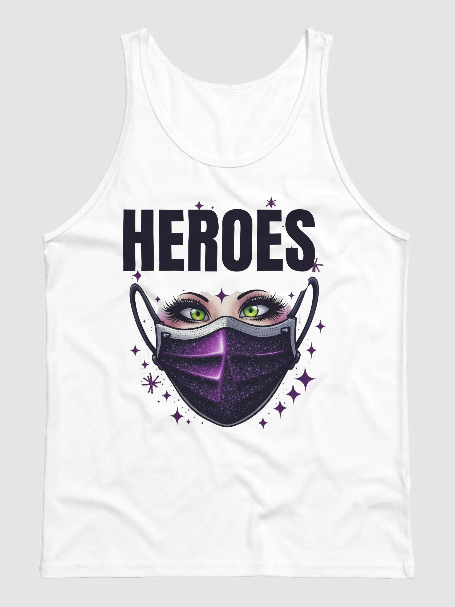 Heroic Glitter Face Tank product image (2)