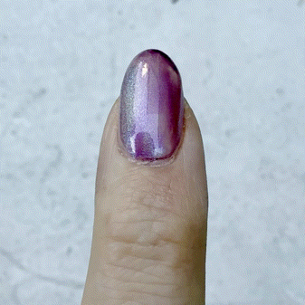 BREAKFAST at the END of TIME - Violet Teal Magnetic Nail Polish product image (10)
