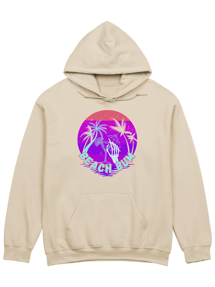 Beach Bum Skeleton Sunset Hoodie product image (2)