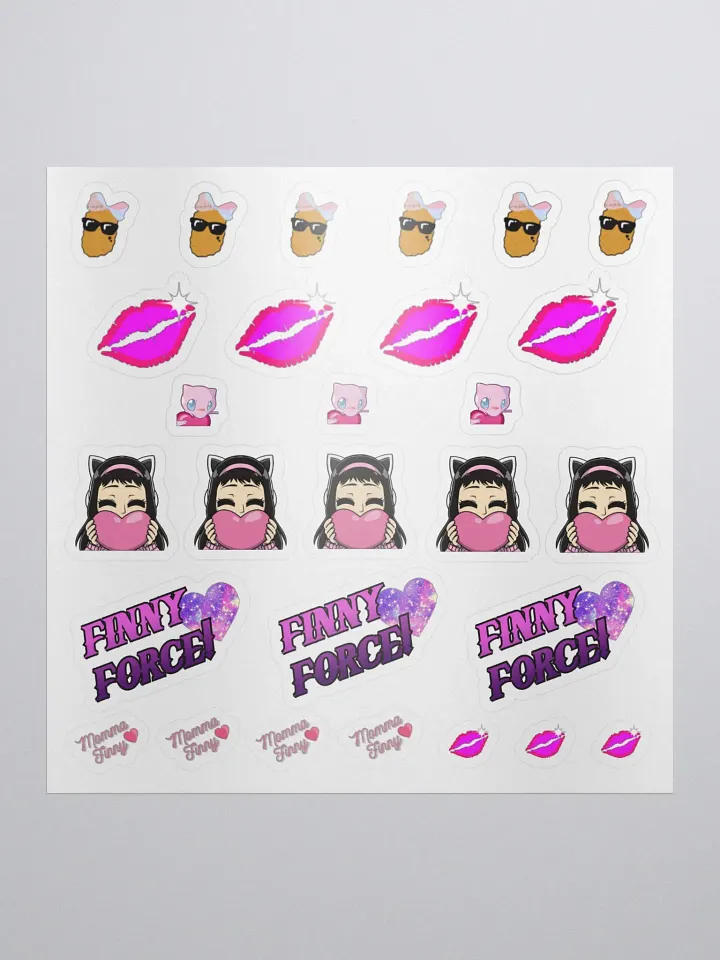 Mix and Match Finny Emote Stickers! product image (1)