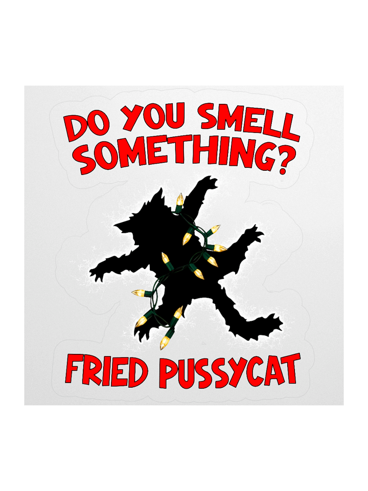Fried Pussycat Sticker product image (1)