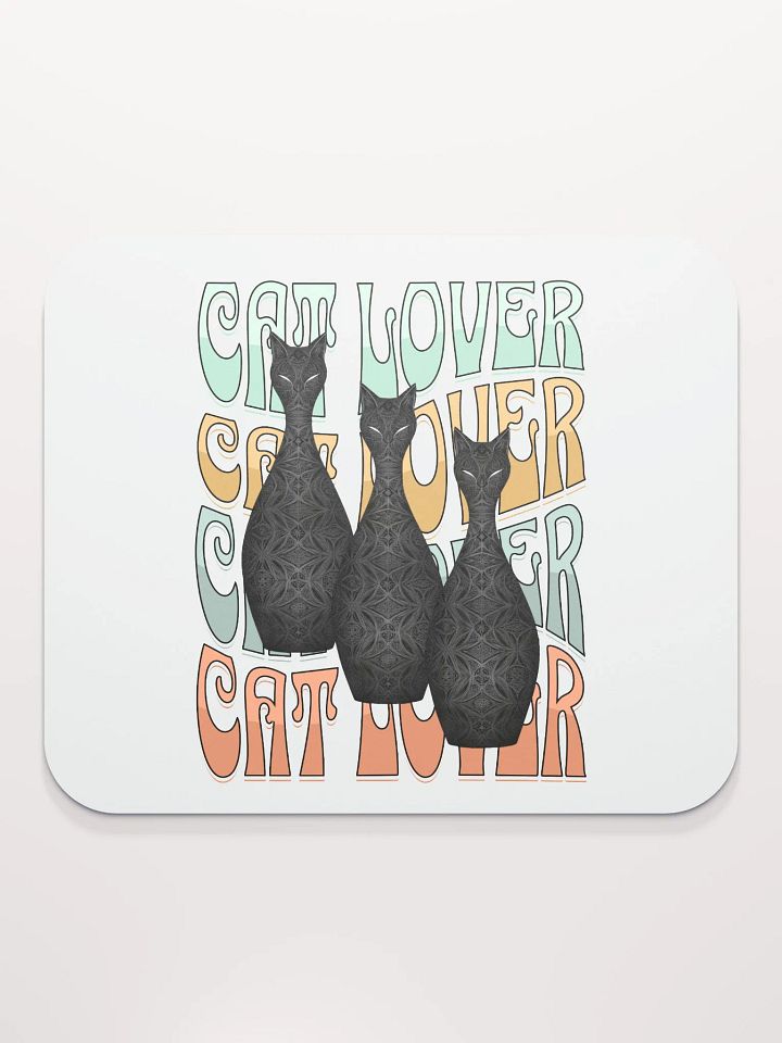 Cat Lover Whimsical Mouse Pad product image (2)