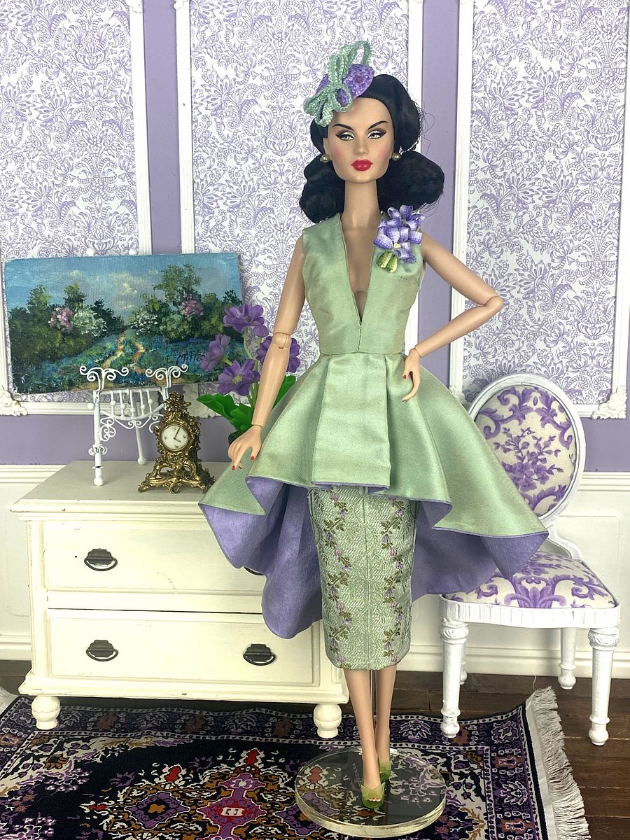 Lydia sewing pattern for 12" fashion dolls product image (4)