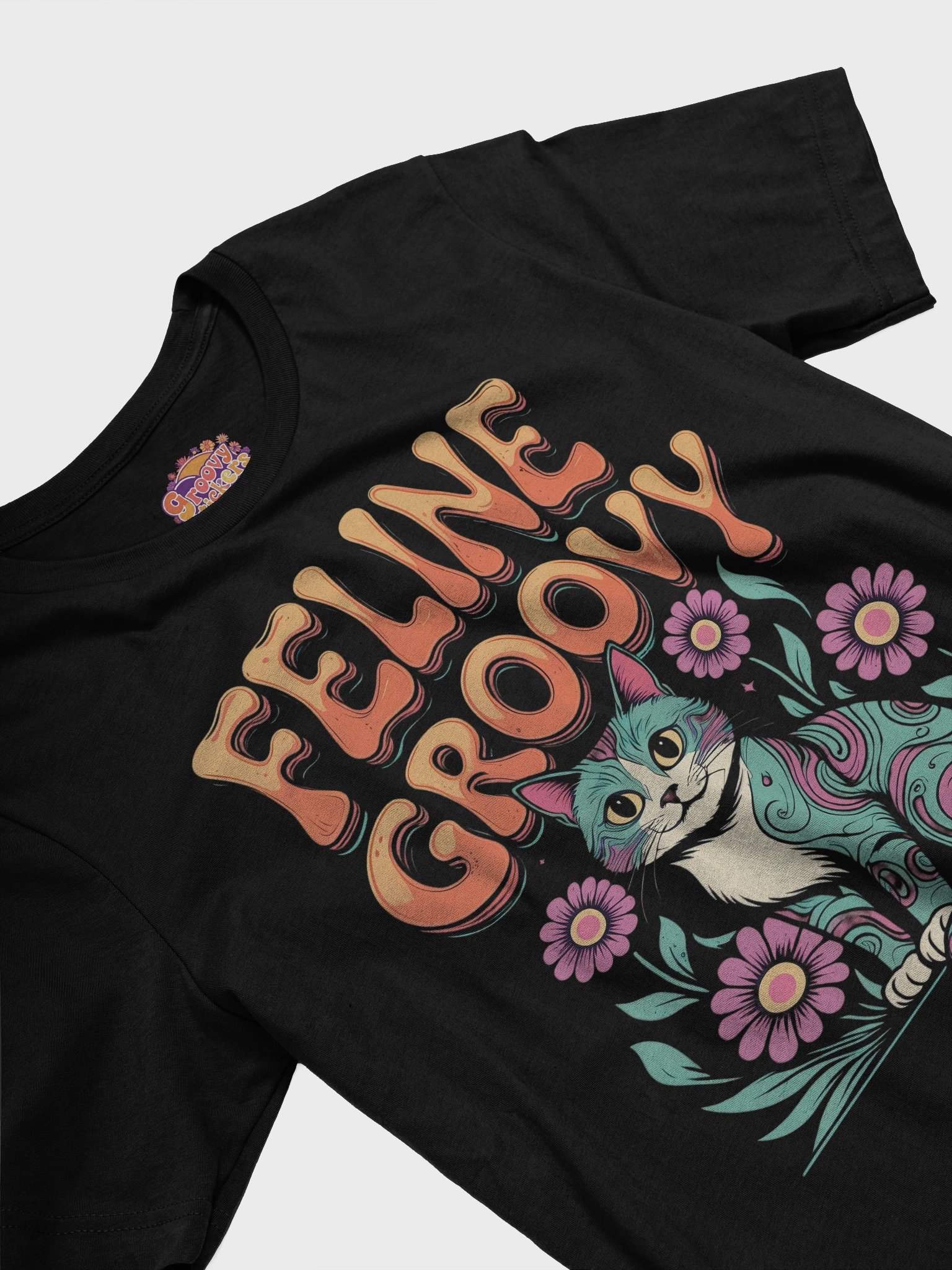 Feline Groovy Psychedelic T-Shirt product image (5)