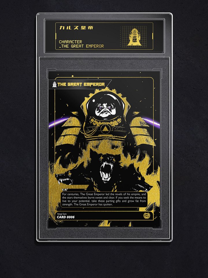 The Great Emperor Collector Card [PRE ORDER] product image (1)