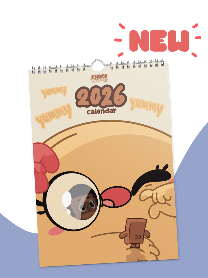 2026 Choco & Pancake Wall Calendar product image (1)
