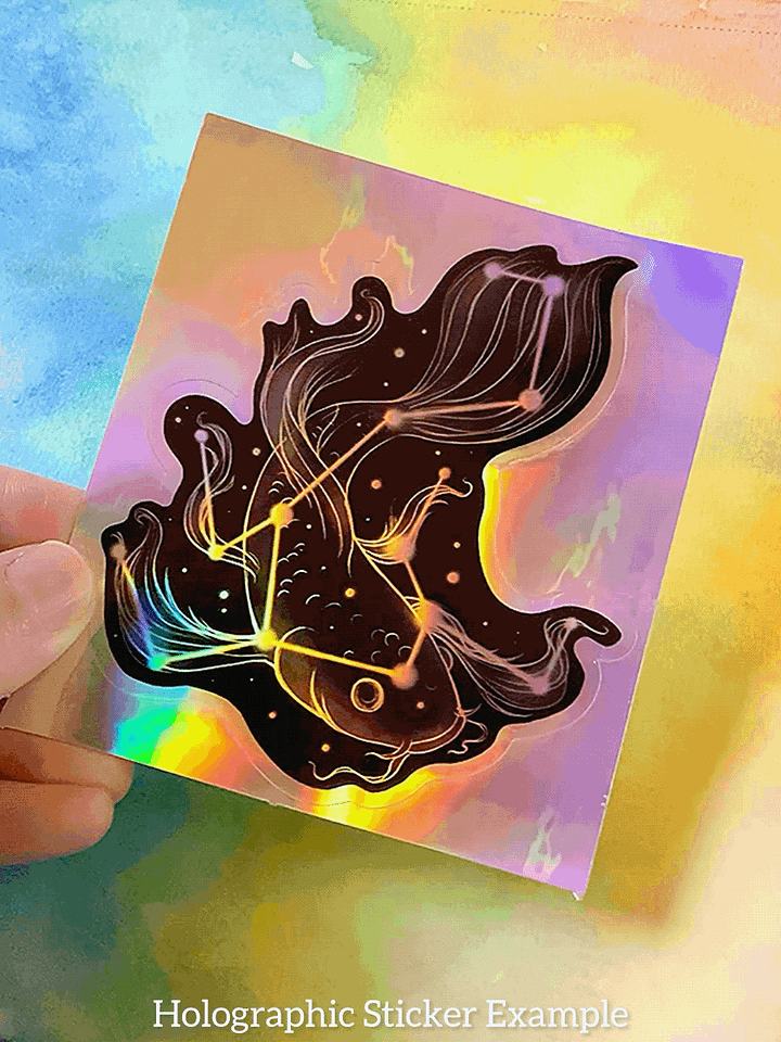 Galaxy Koi - Holographic Sticker product image (2)