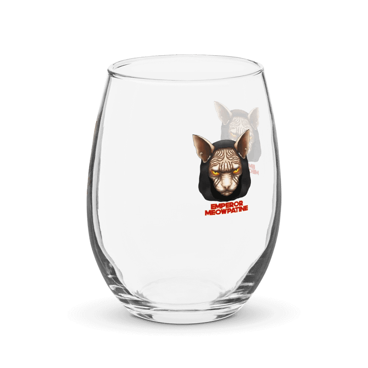 Emperor Meowpatine Wine Glass product image (1)