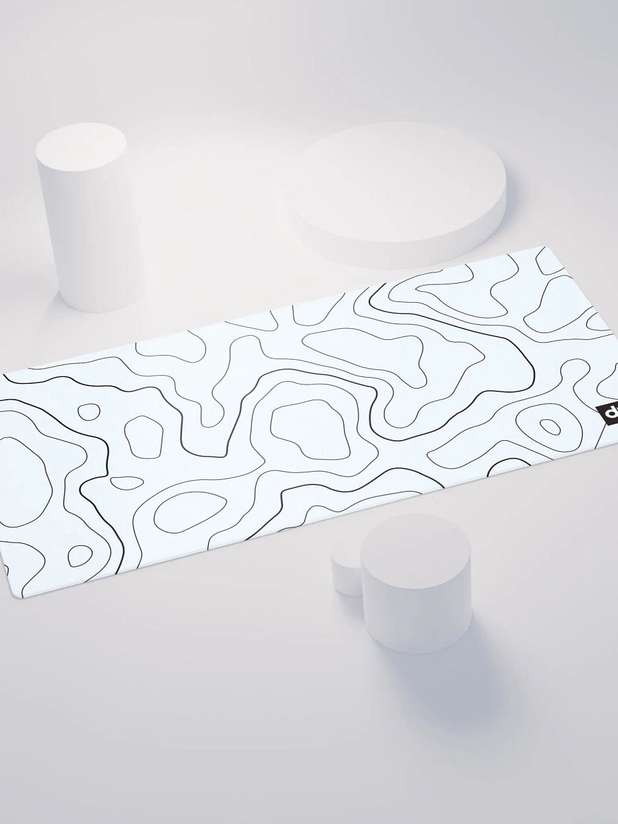 Topography Mouse Pad | White product image (4)
