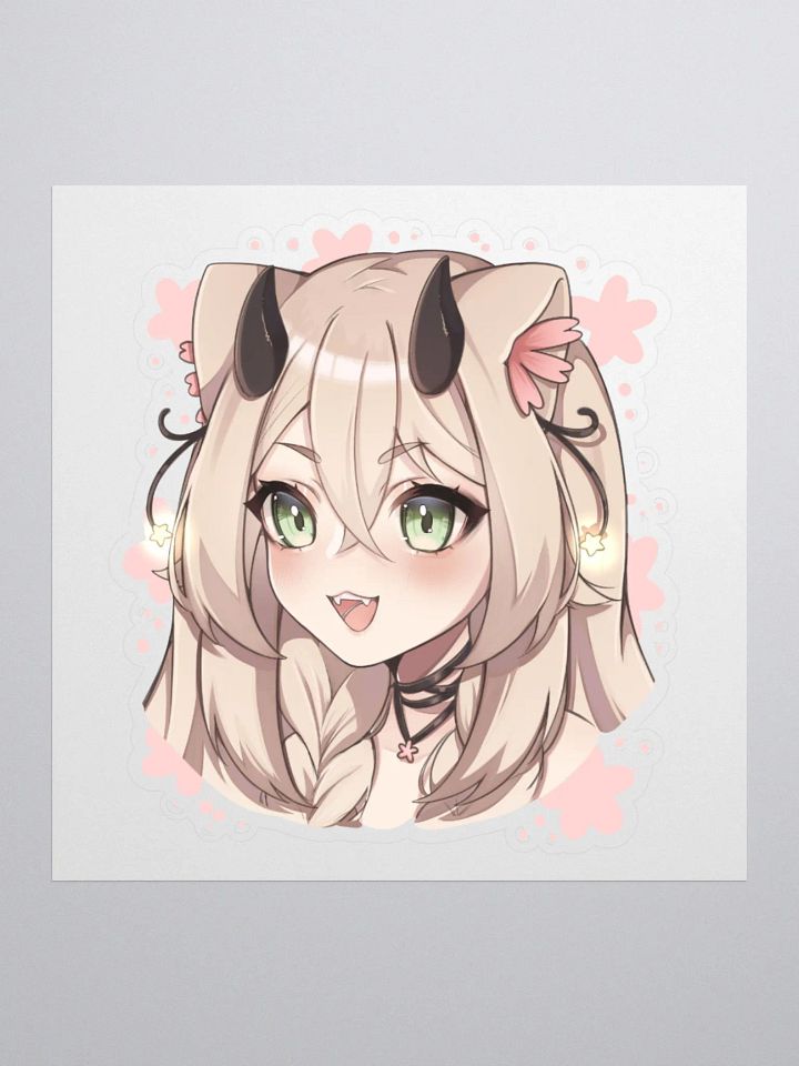 Flower Kiss Cut Sticker product image (1)