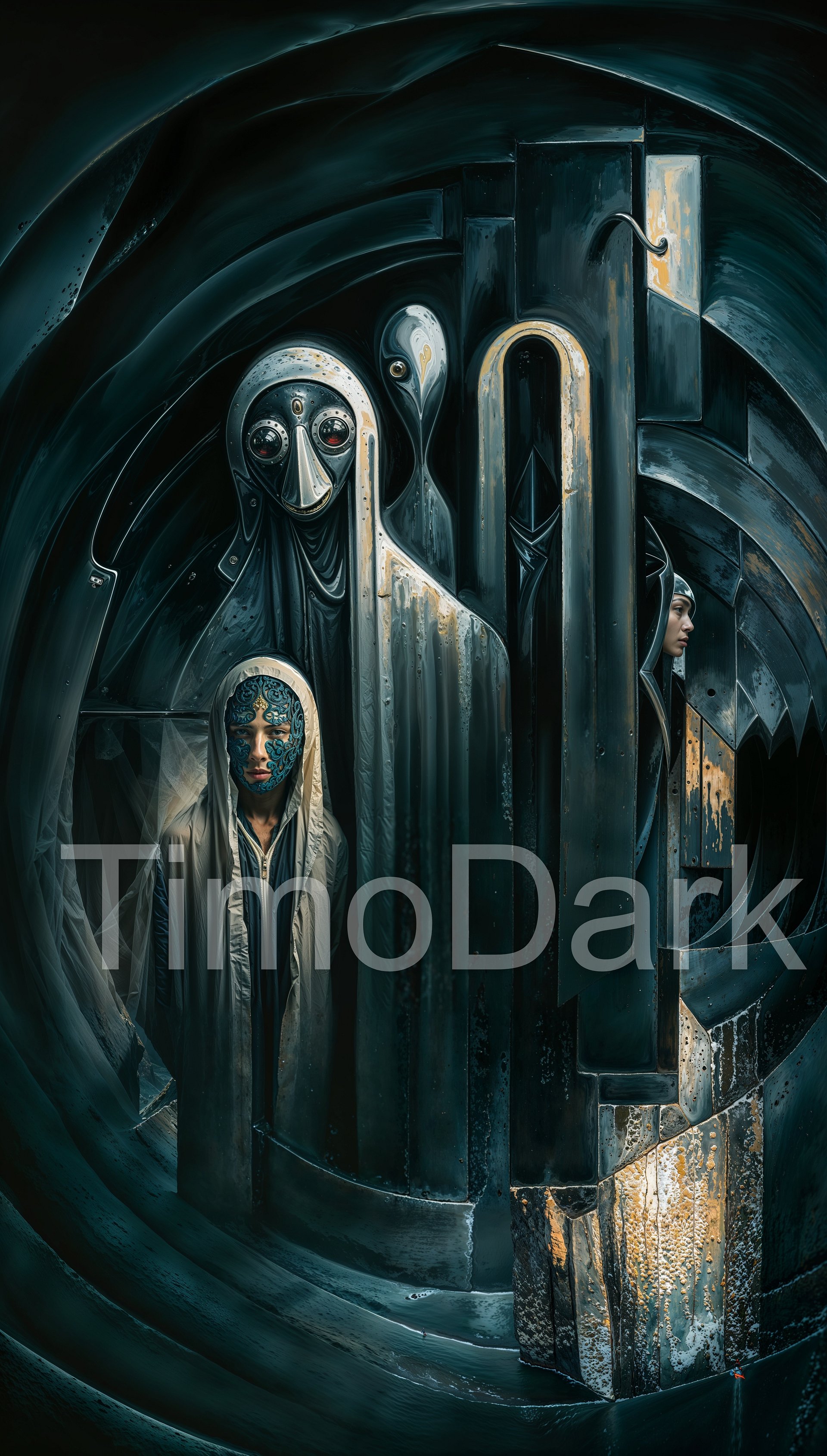 Masked Enigmas Phone Wallpaper product image (1)