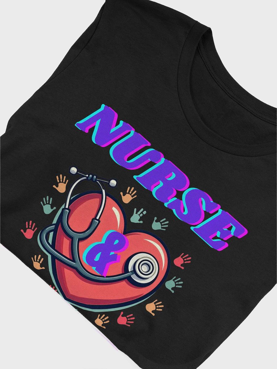 Nurse & Dad, stethoscope, Heart T-Shirt product image (50)