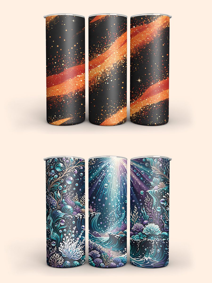 9 Tumbler Wrap Designs Bundle product image (4)
