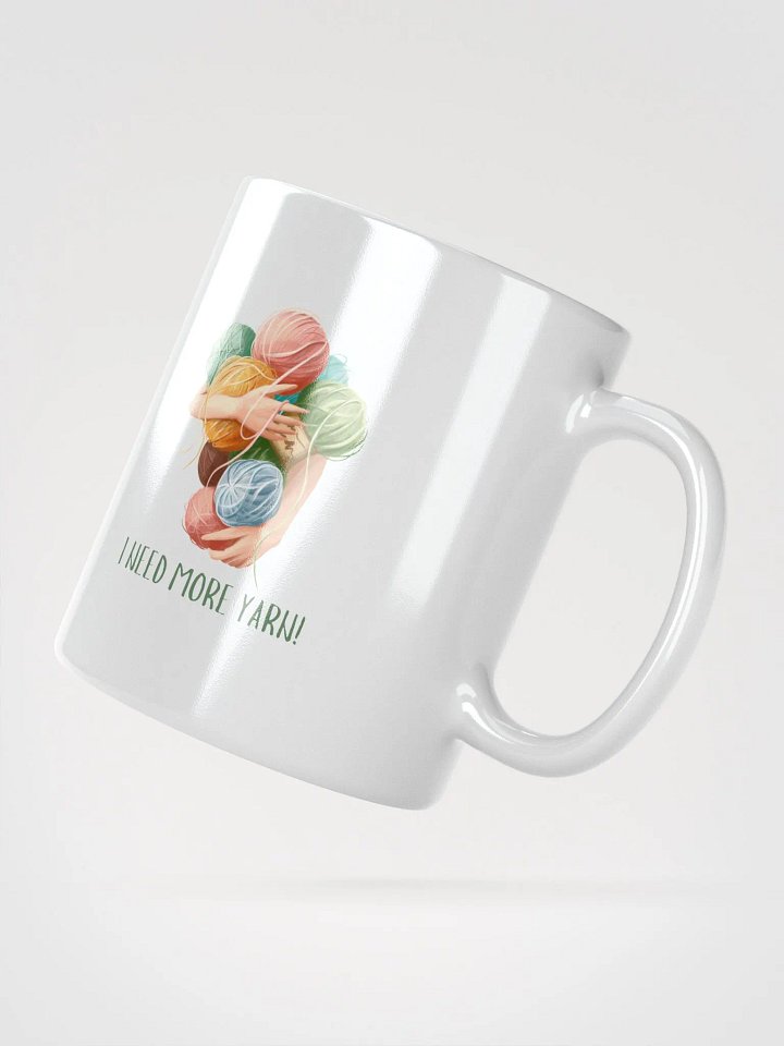 "Need Yarn" White Coffee Mug product image (2)