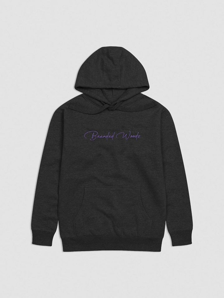 Men's Bearded Woodz Signature Hoodie (Purple Embroidery) product image (1)