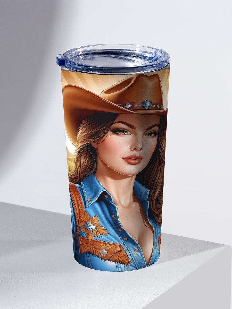 Beautiful Cowgirl 20 oz Stainless Steel Tumbler - V2 product image (3)