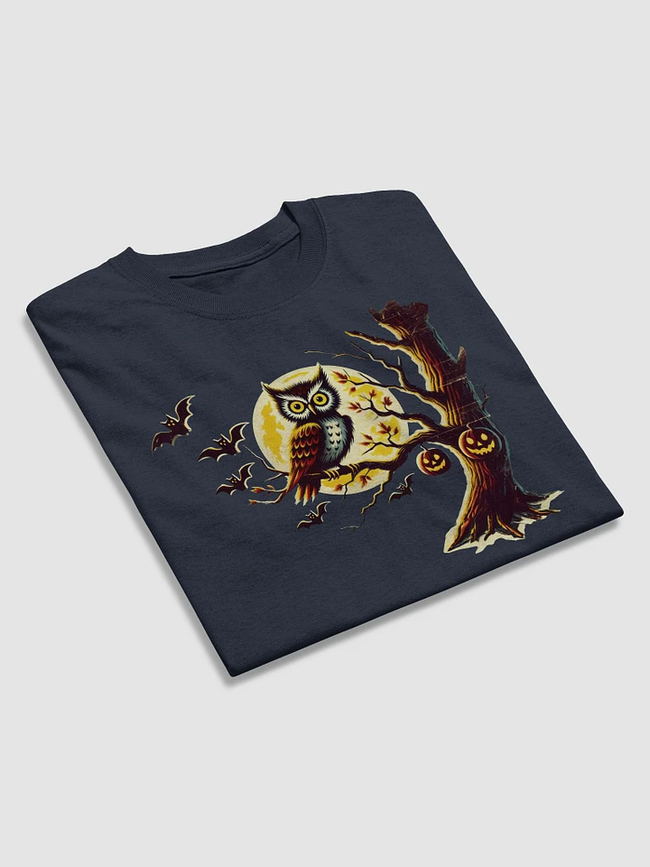 Owl Full Moon Adult Unisex T-Shirt product image (25)