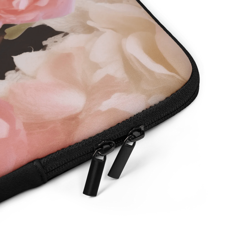 Vintage Lady Floral Elegance Laptop Sleeve product image (4)
