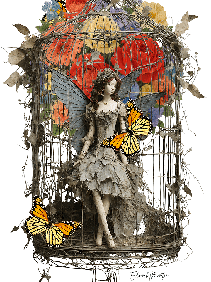 La Reina y las Monarcas (The Queen and the Monarchs) Fairy by Edward Martin product image (1)