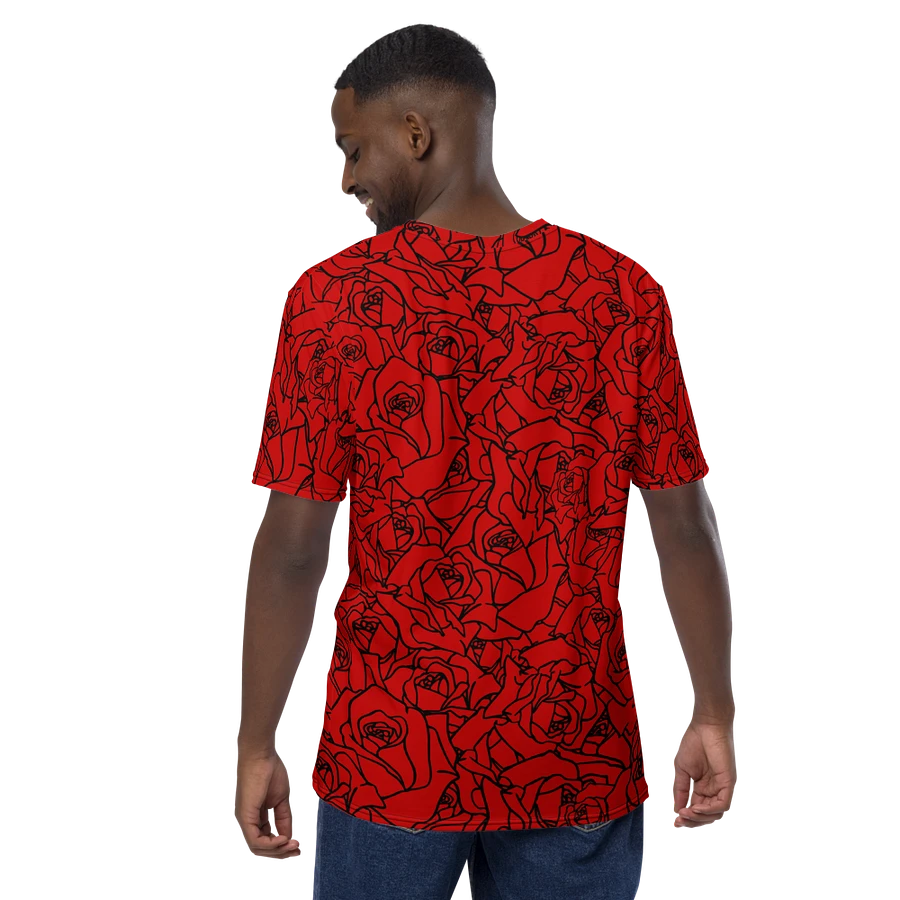 Loads of Roses · red-black crew neck t-shirt product image (14)