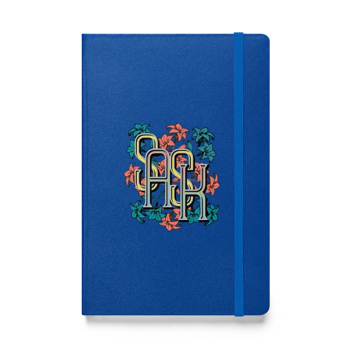 Sask Saskatoon Saskatchewan Flower Floral Hardcover Notebook product image (1)