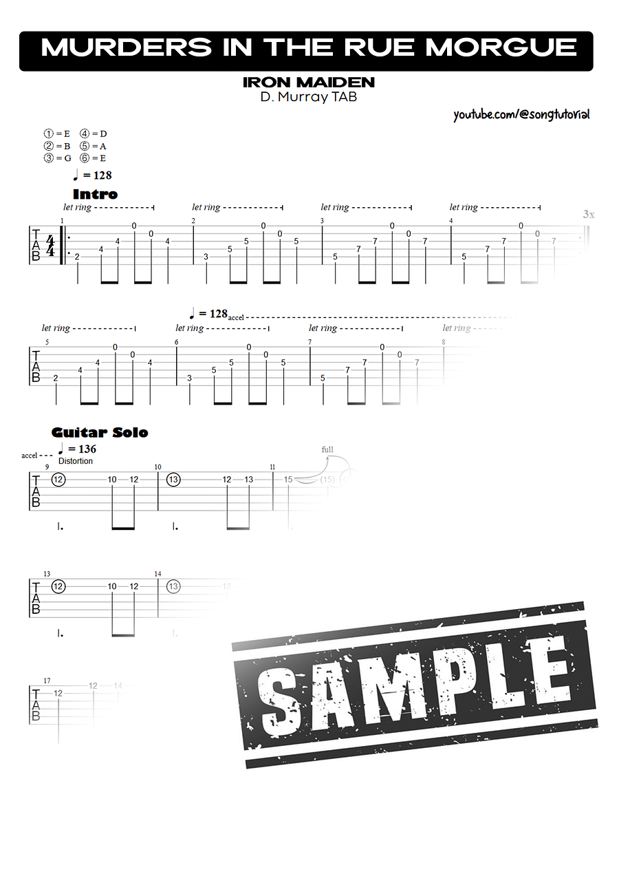Run For Your Lives Setlist TABS product image (2)