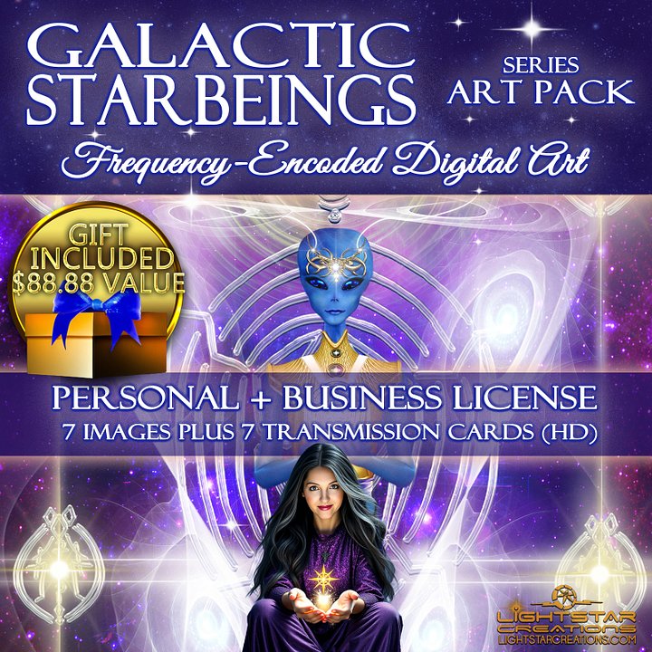 Galactic Starbeings Series Pack—Digital Art Bundle (Personal + Business License) product image (1)